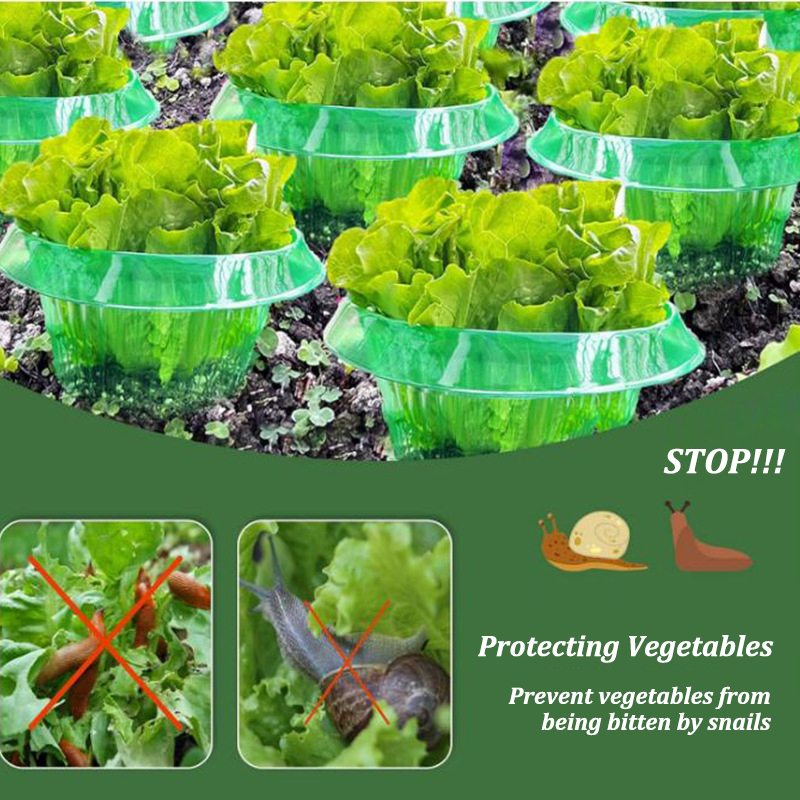 5-25 個植物ナメクジ保護リンググリーンプランターフラワー - Plant Parent Tools のレビューと価格