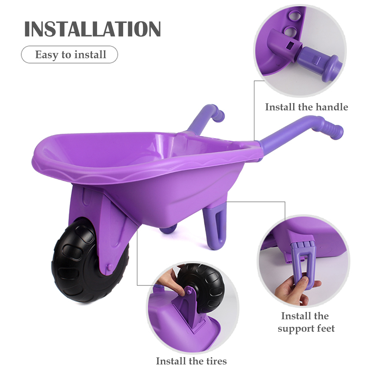 子供用園芸ツールセットおもちゃ、子供用屋外ガーデンビーチカー - Plant Parent Tools のレビューと価格
