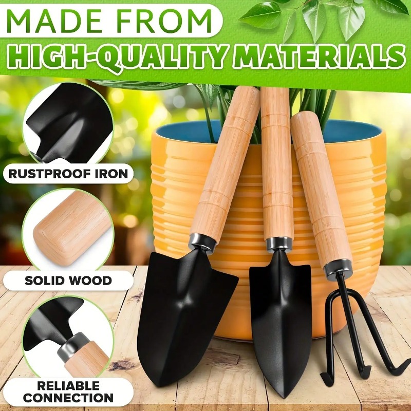 3PC/1セットミニガーデニングツールセットポータブル小型ガ - Plant Parent Tools のレビューと価格