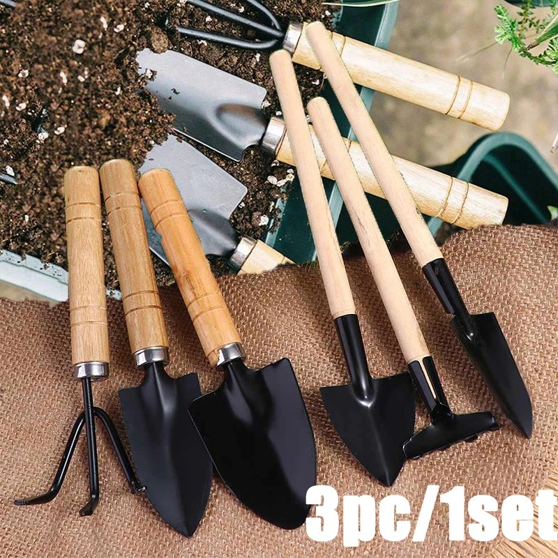 3PC/1セットミニガーデニングツールセットポータブル小型ガ - Plant Parent Tools のレビューと価格